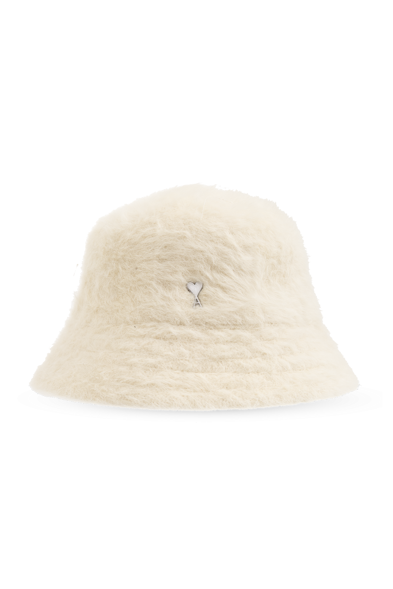 Cream Bucket hat with logo Ami Alexandre Mattiussi - Vitkac Canada